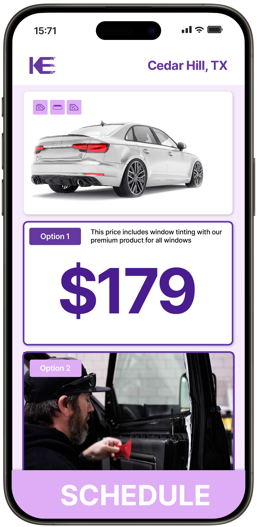 View Competitive Car Window Tinting Costs in Cedar Hill, Texas
