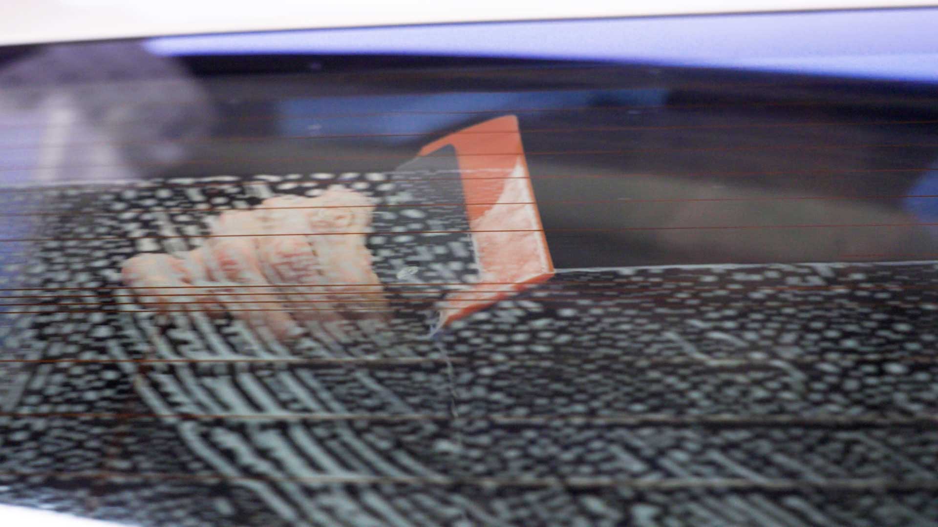 Skilled Car Window Tint preparation in Arlington