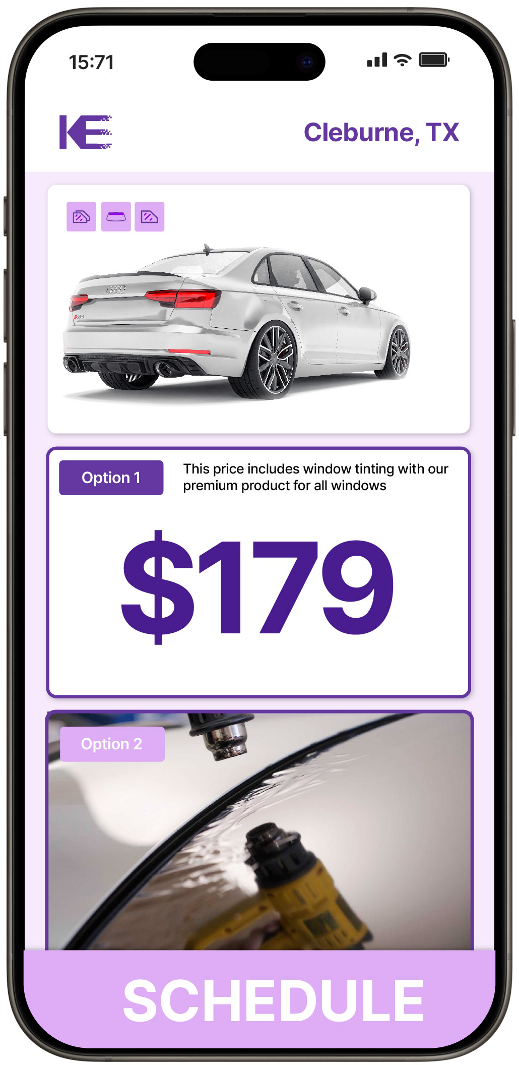 View Affordable Car Window Tinting Costs in Cleburne, Texas