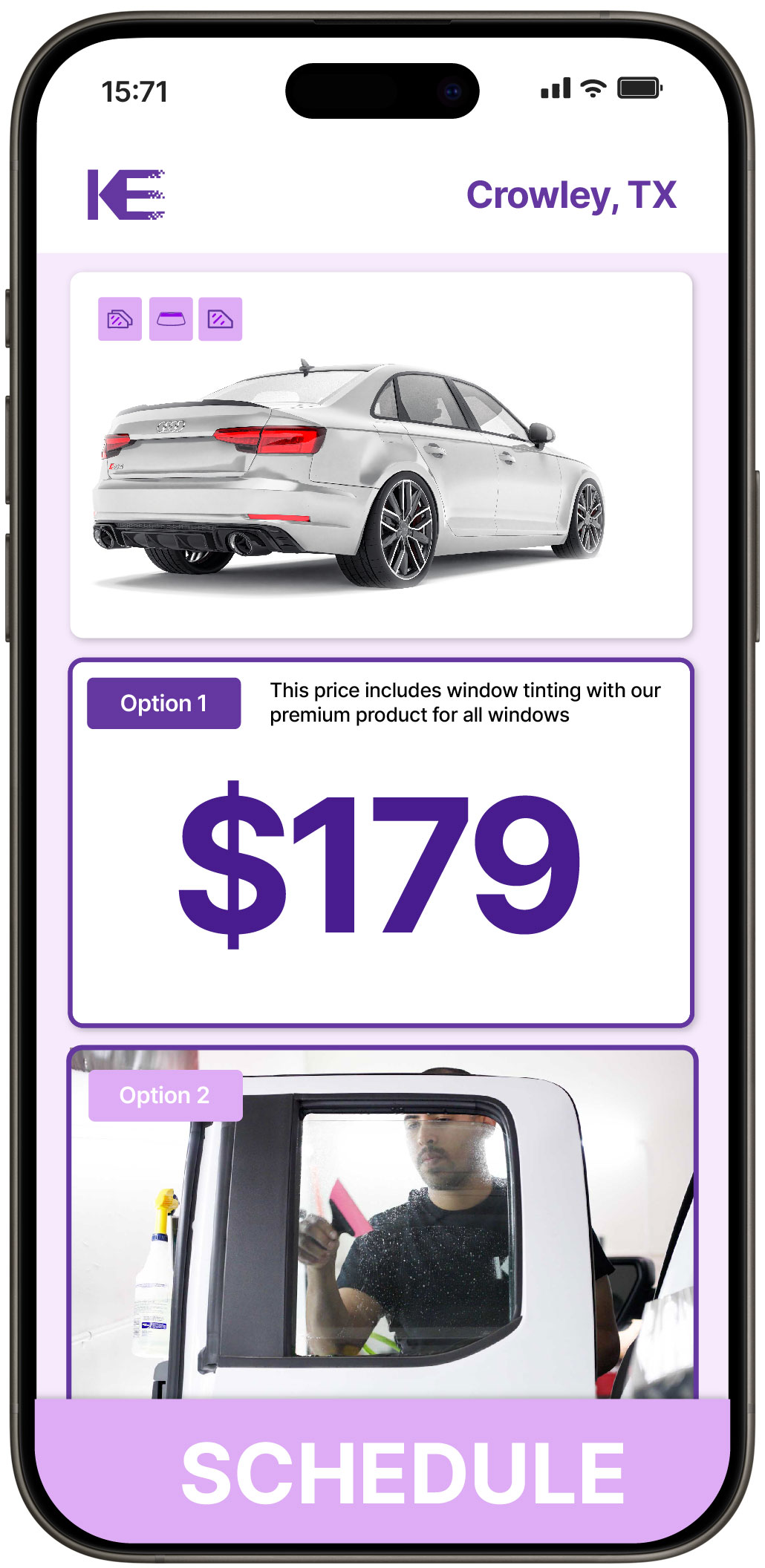 View Reasonable Car Window Tinting Rates in Crowley, Texas