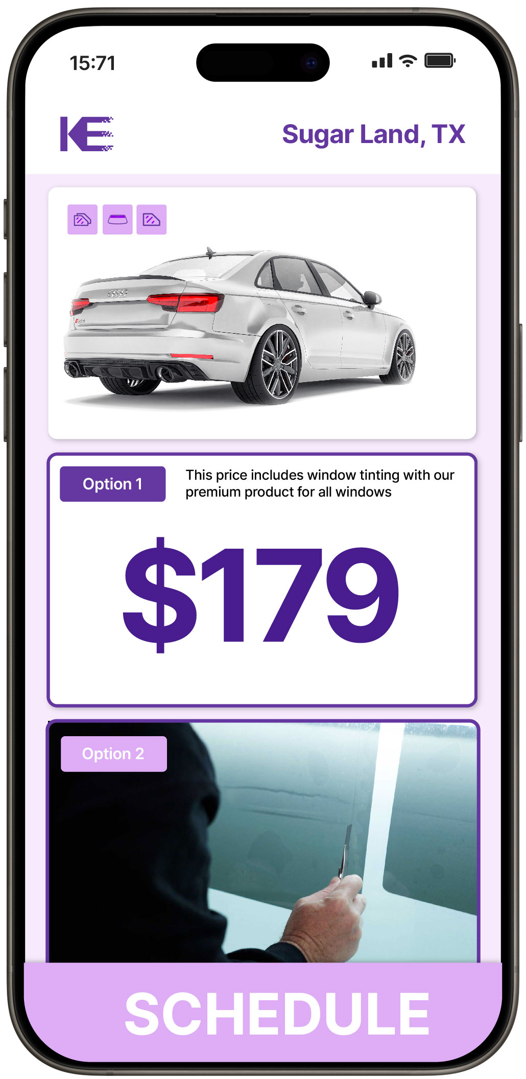 View Reasonable Car Window Tinting Rates in Sugar Land, Texas