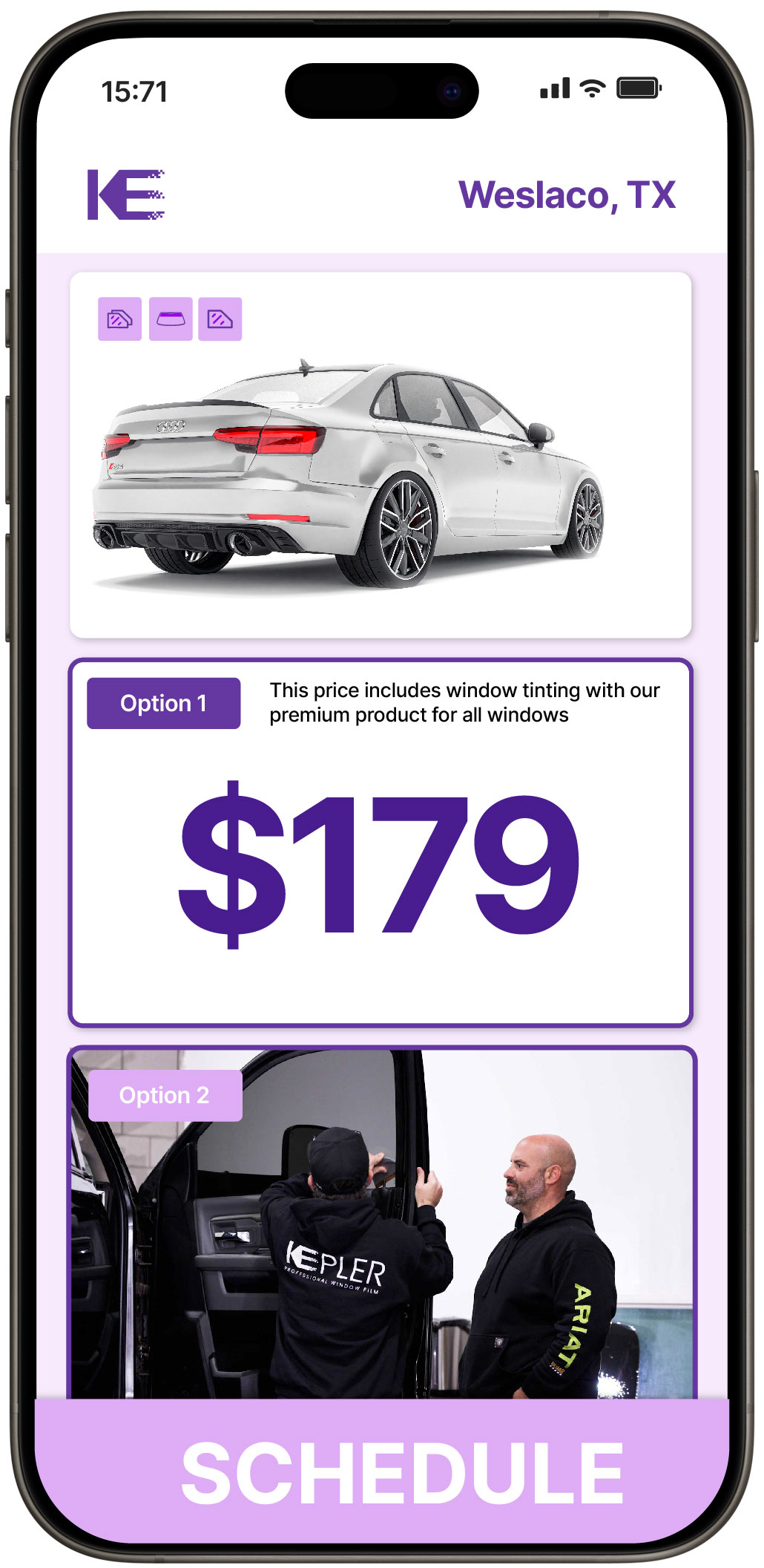 View Competitive Car Window Tinting Rates in Weslaco, Texas