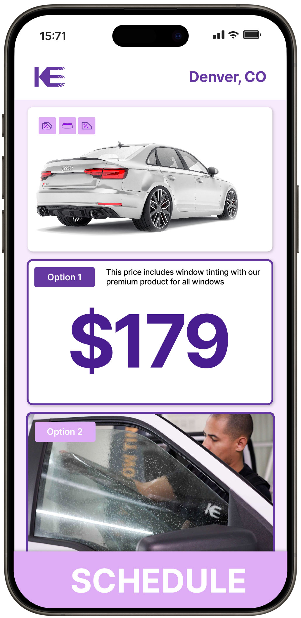 View Competitive Car Window Tinting Prices in Denver, Colorado