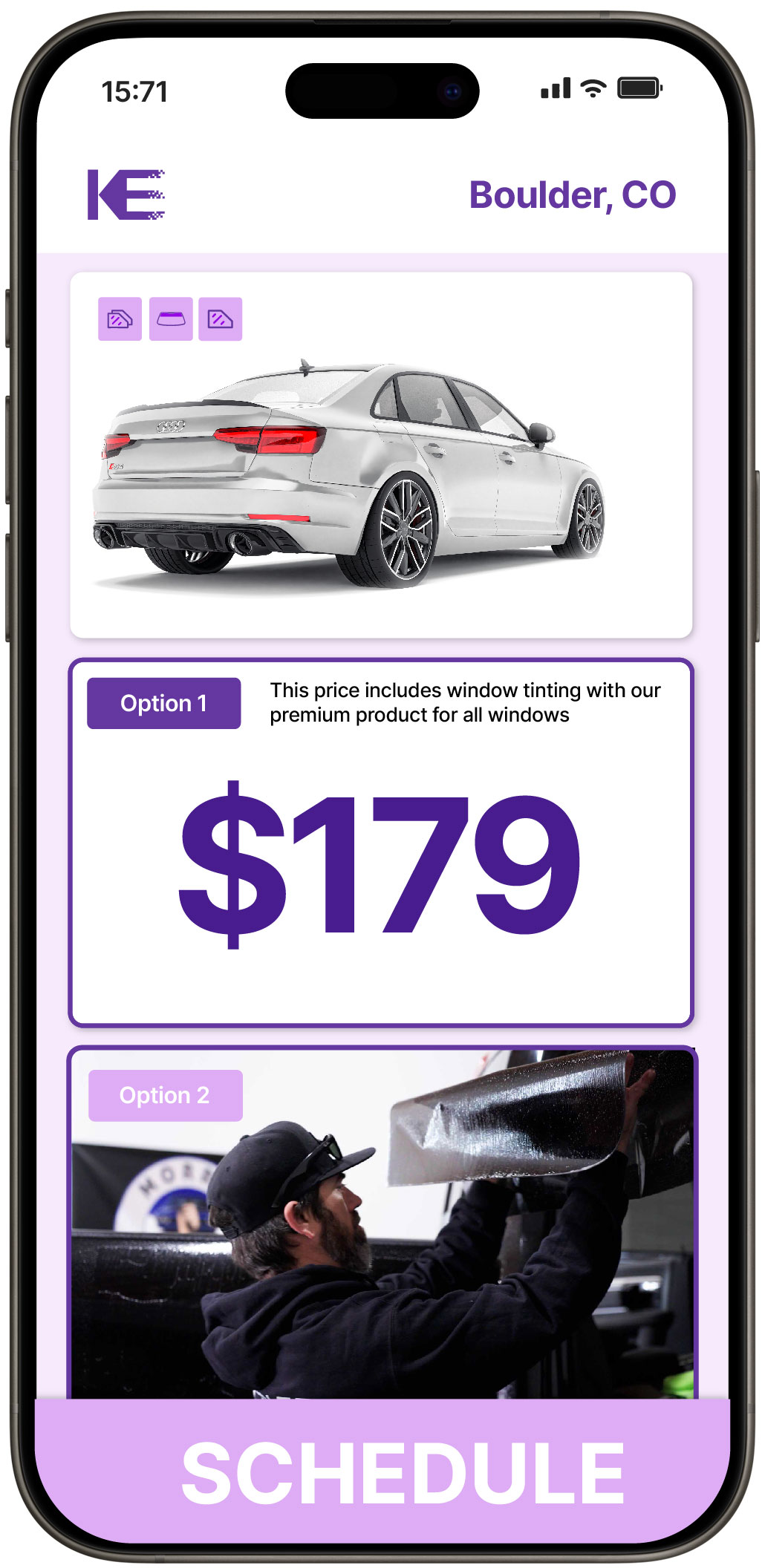 View Competitive Car Window Tinting Rates in Boulder, Colorado