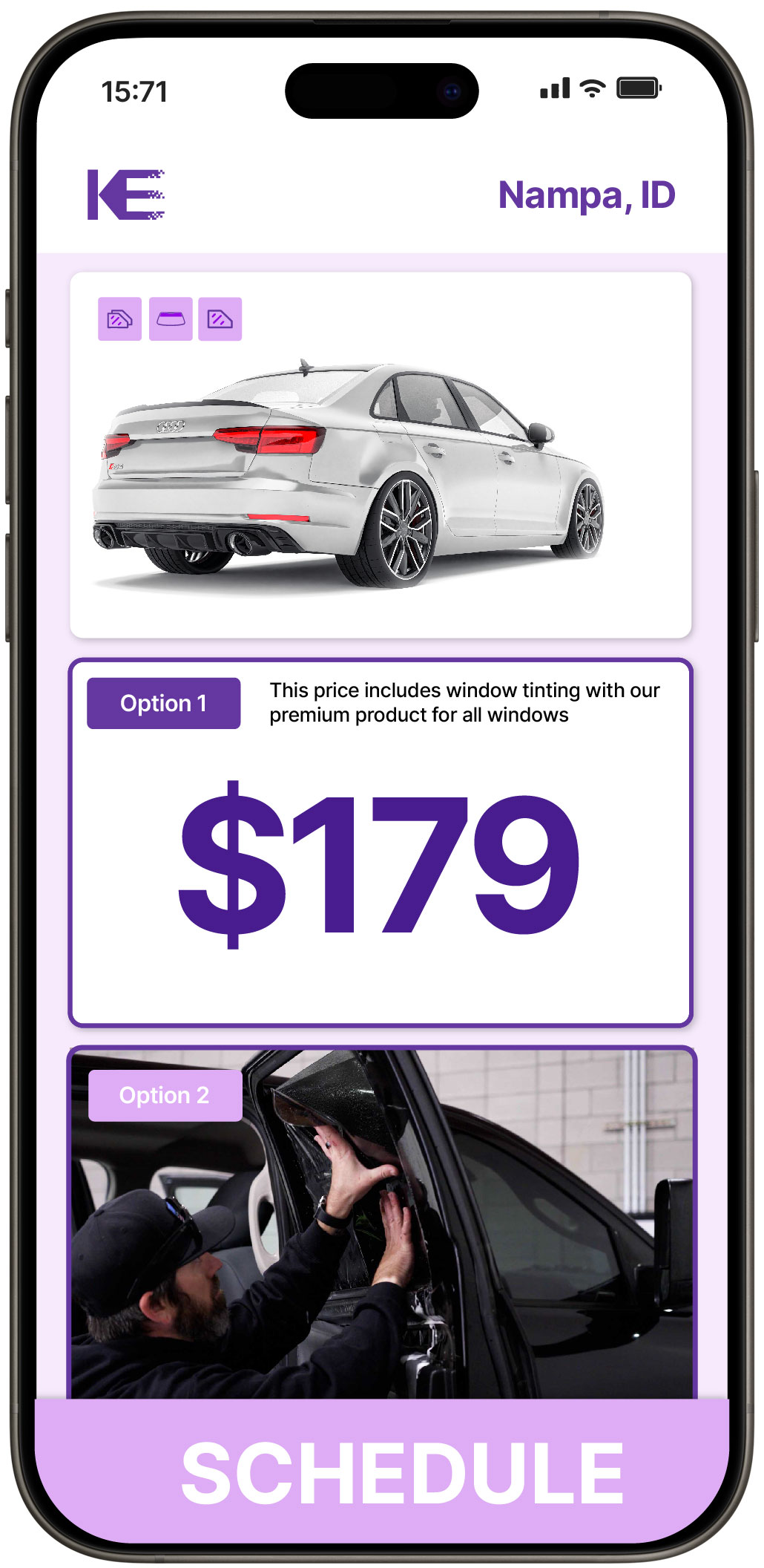 View Competitive Car Window Tinting Prices in Nampa, Idaho