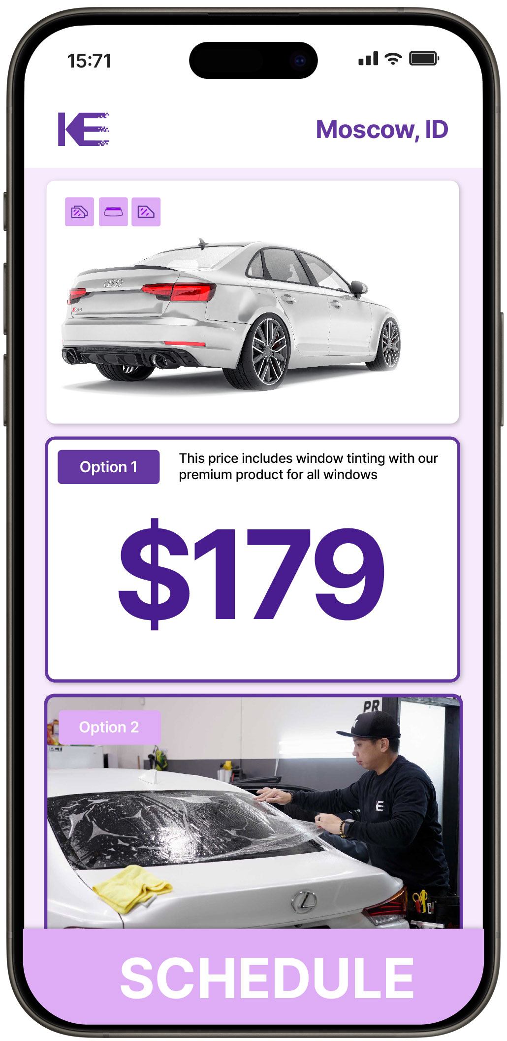 View Competitive Car Window Tinting Prices in Moscow, Idaho
