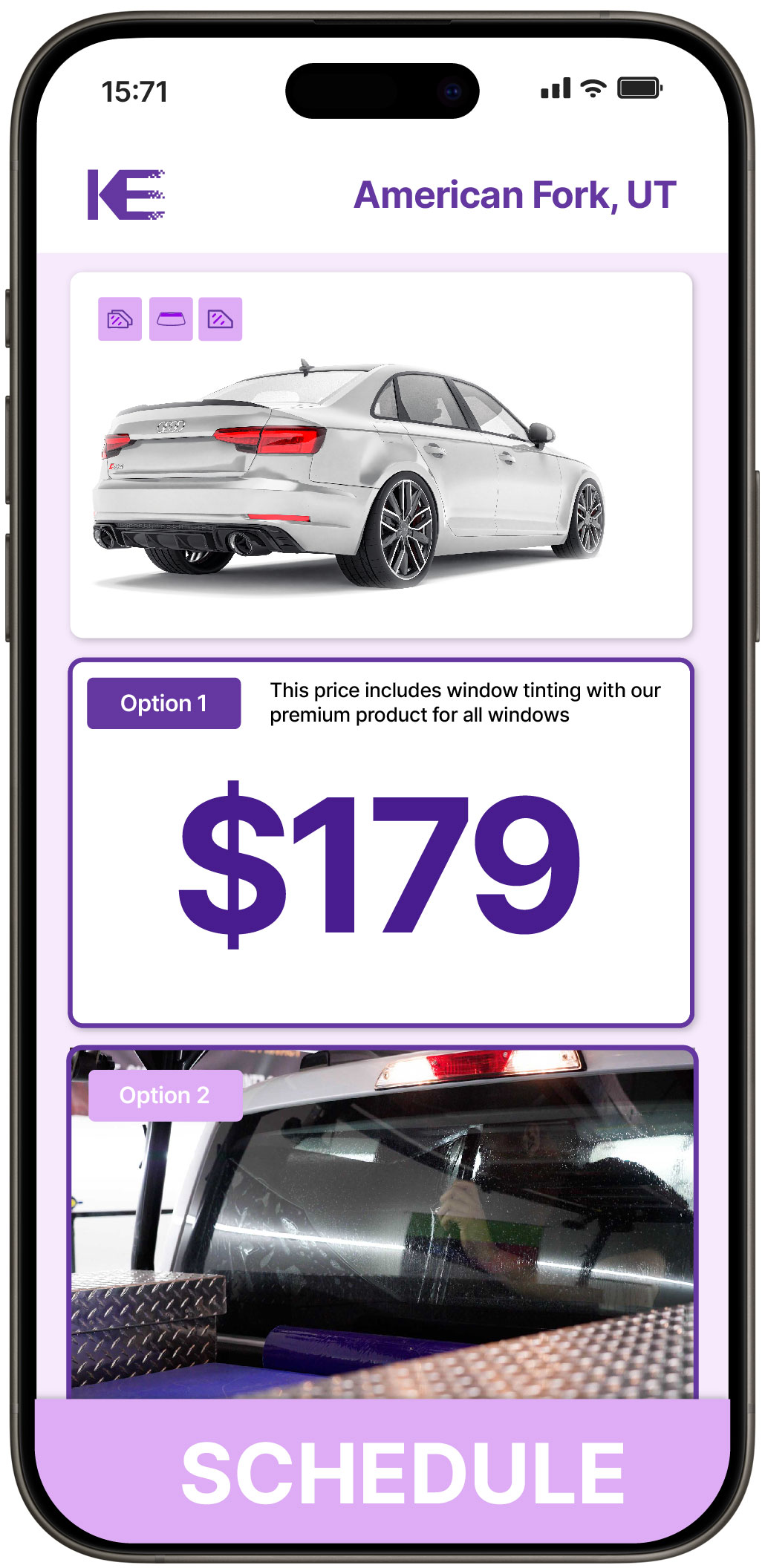 View Competitive Car Window Tinting Costs in American Fork, Utah