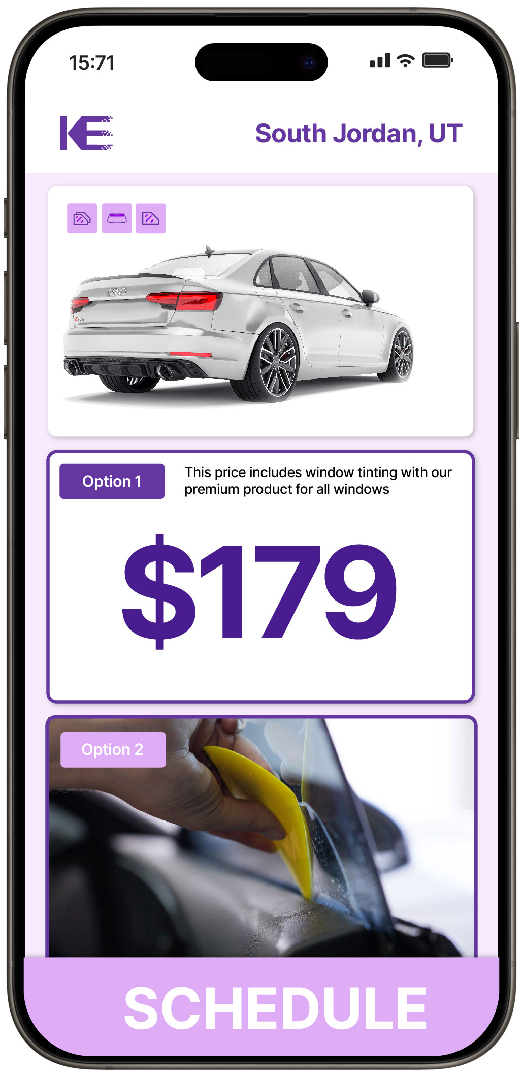 View Competitive Car Window Tinting Prices in South Jordan, Utah