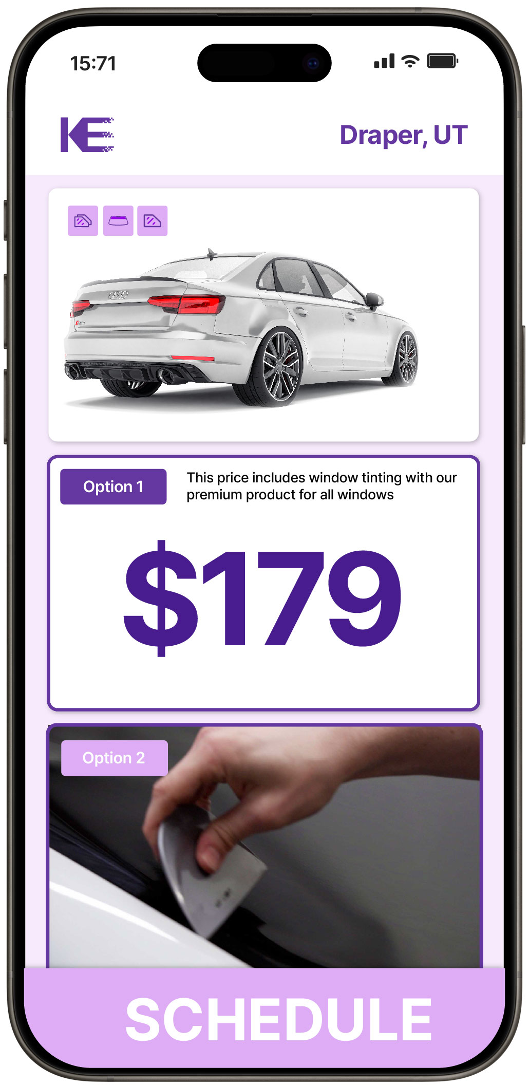 View Competitive Car Window Tinting Rates in Draper, Utah