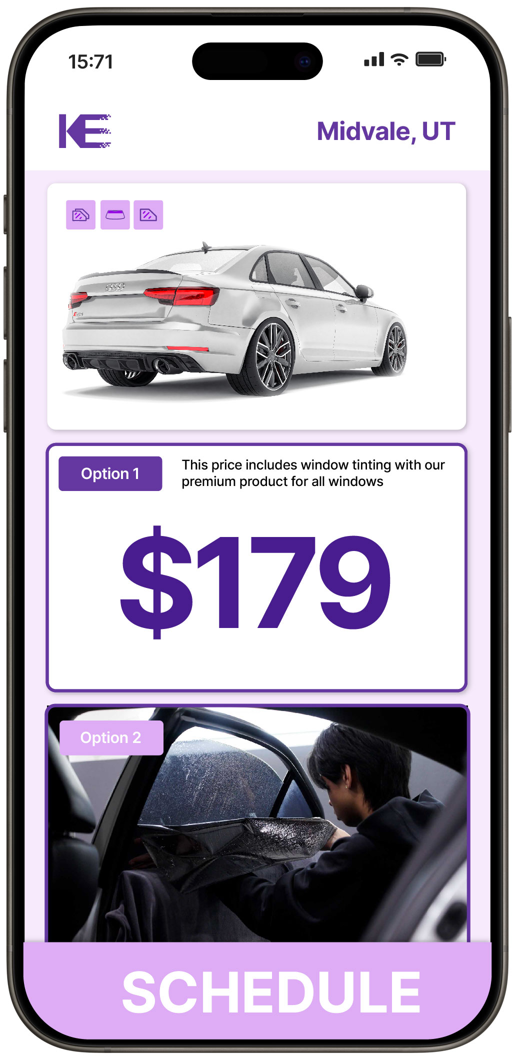 View Reasonable Car Window Tinting Rates in Midvale, Utah