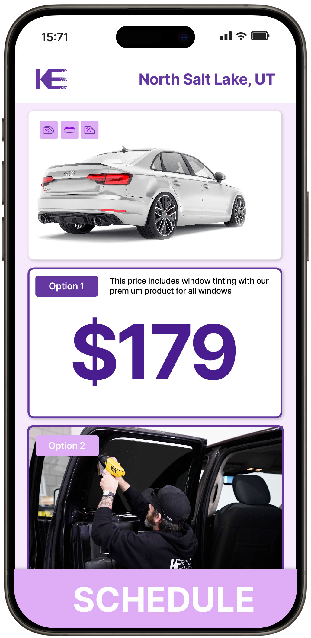 View Reasonable Car Window Tinting Costs in North Salt Lake, Utah