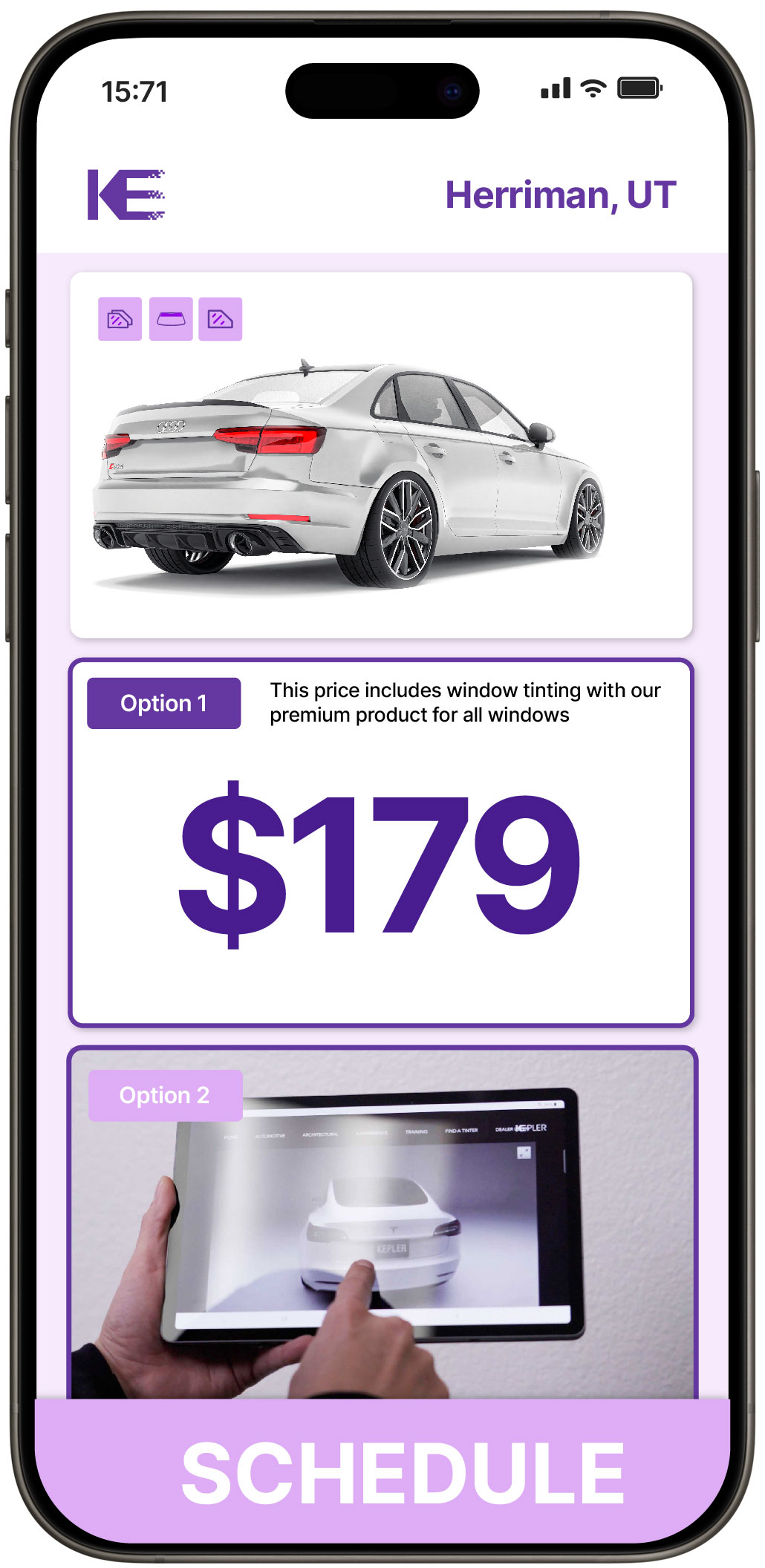 View Competitive Car Window Tinting Costs in Herriman, Utah