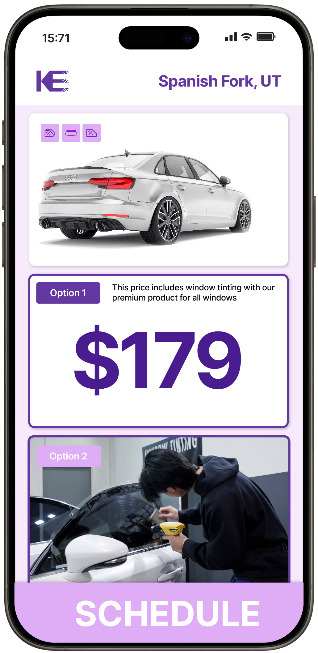 View Reasonable Car Window Tinting Prices in Spanish Fork, Utah