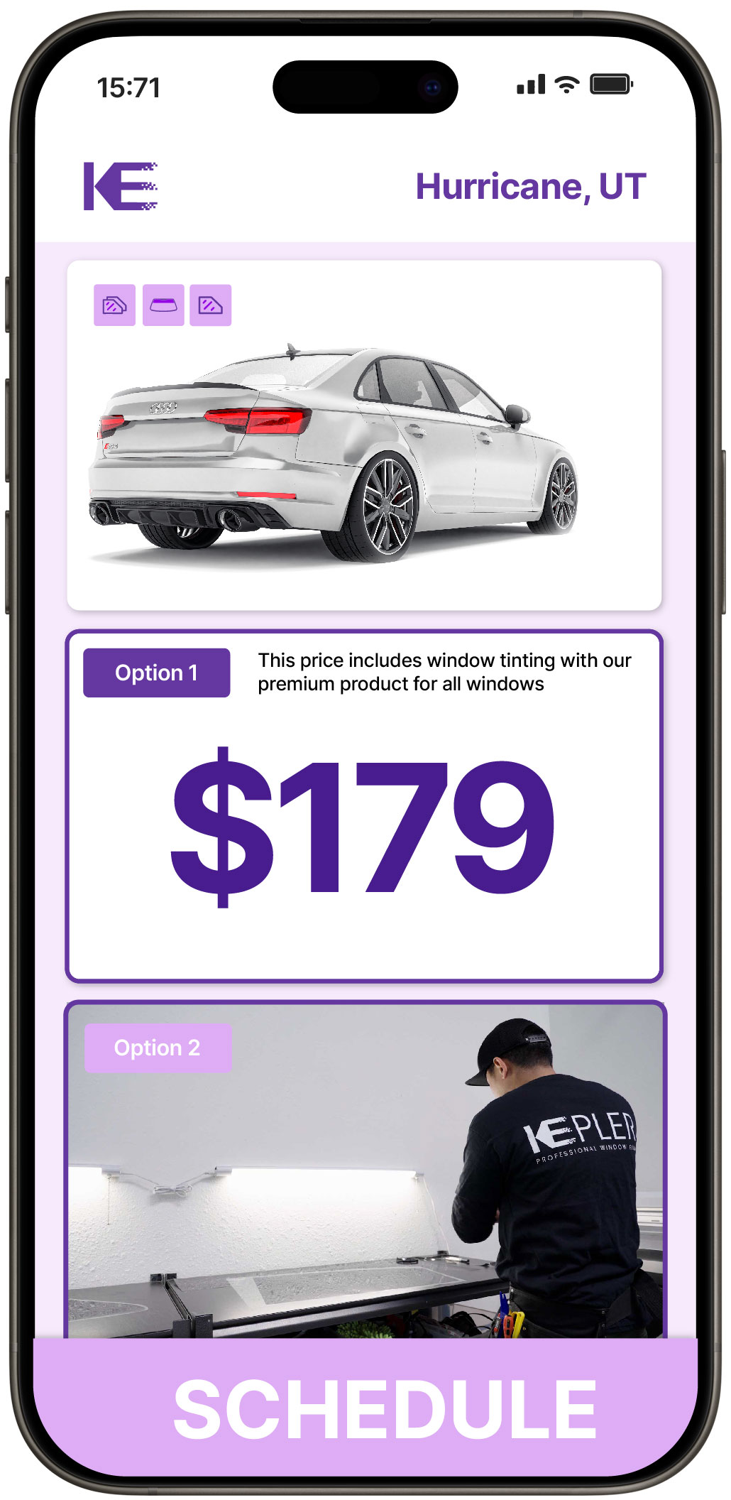 View Reasonable Car Window Tinting Prices in Hurricane, Utah