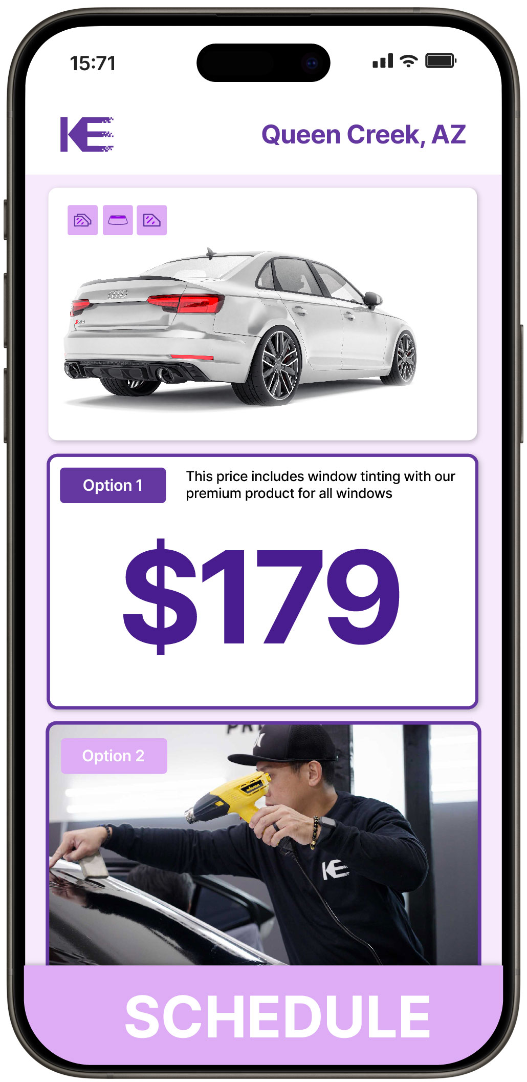 View Reasonable Car Window Tinting Costs in Queen Creek, Arizona