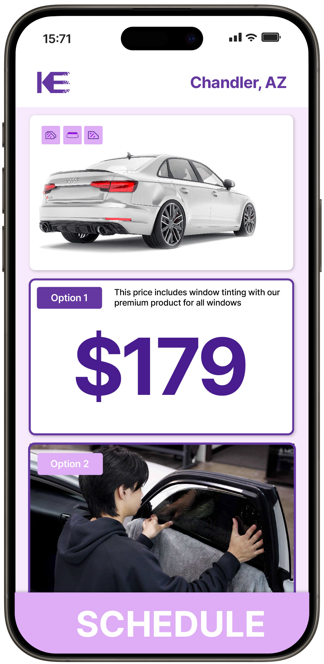 View Competitive Car Window Tinting Rates in Chandler, Arizona