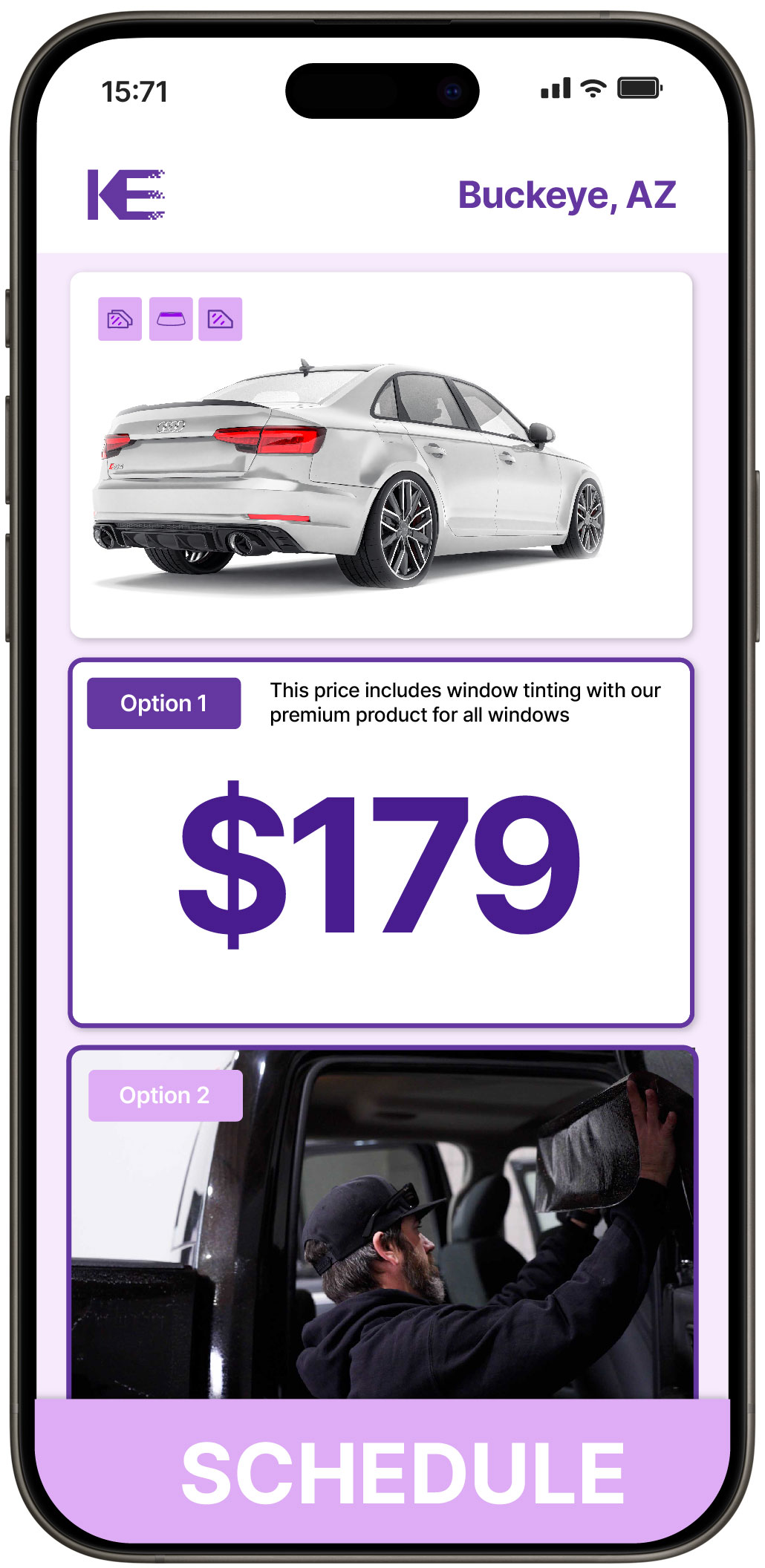 View Competitive Car Window Tinting Rates in Buckeye, Arizona