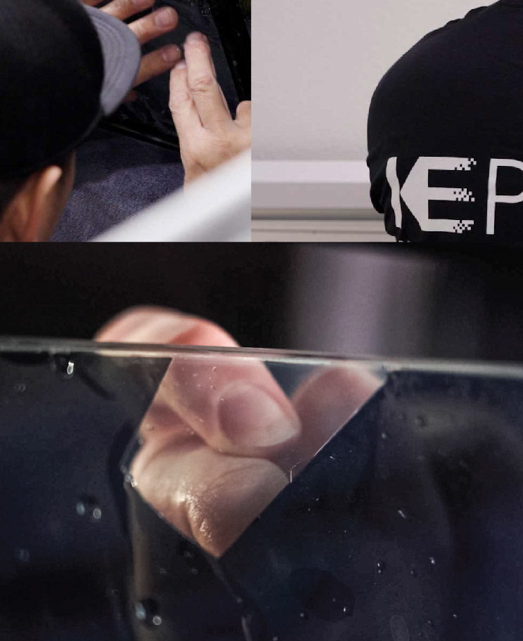 Kepler Dealer Removing Illegal Window Tint in Nogales Arizona