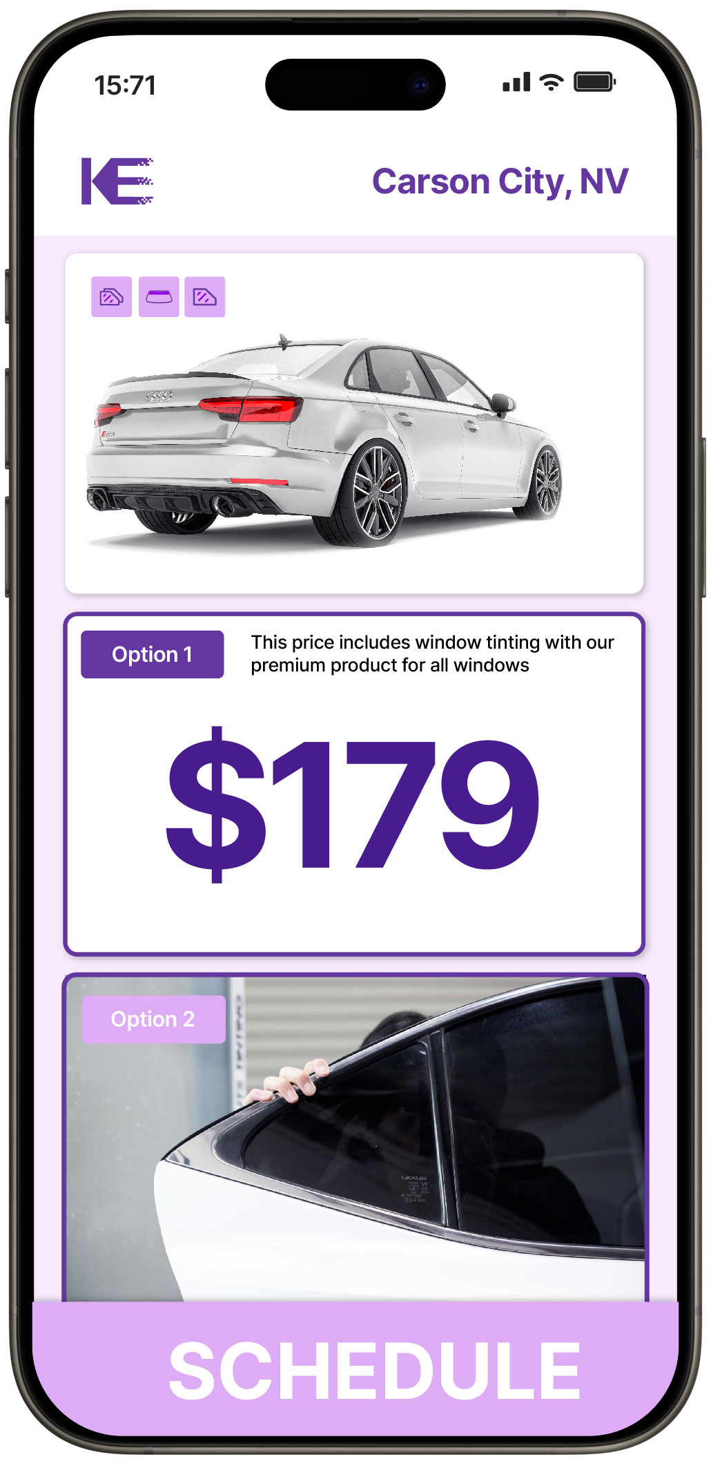 View Competitive Car Window Tinting Prices in Carson City, Nevada