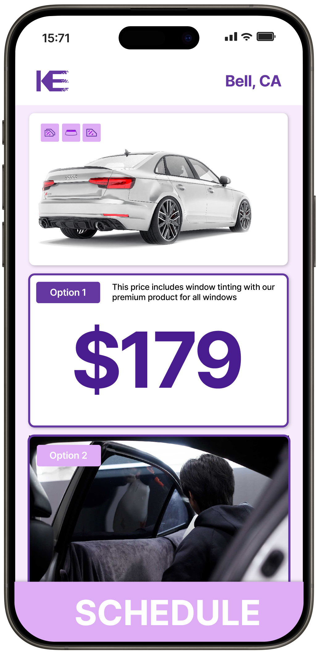 View Affordable Car Window Tinting Costs in Bell, California