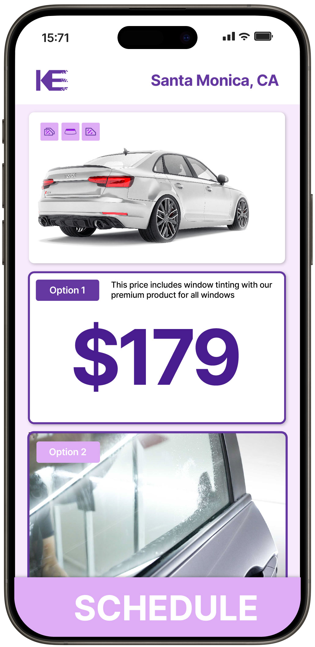 View Affordable Car Window Tinting Prices in Santa Monica, California