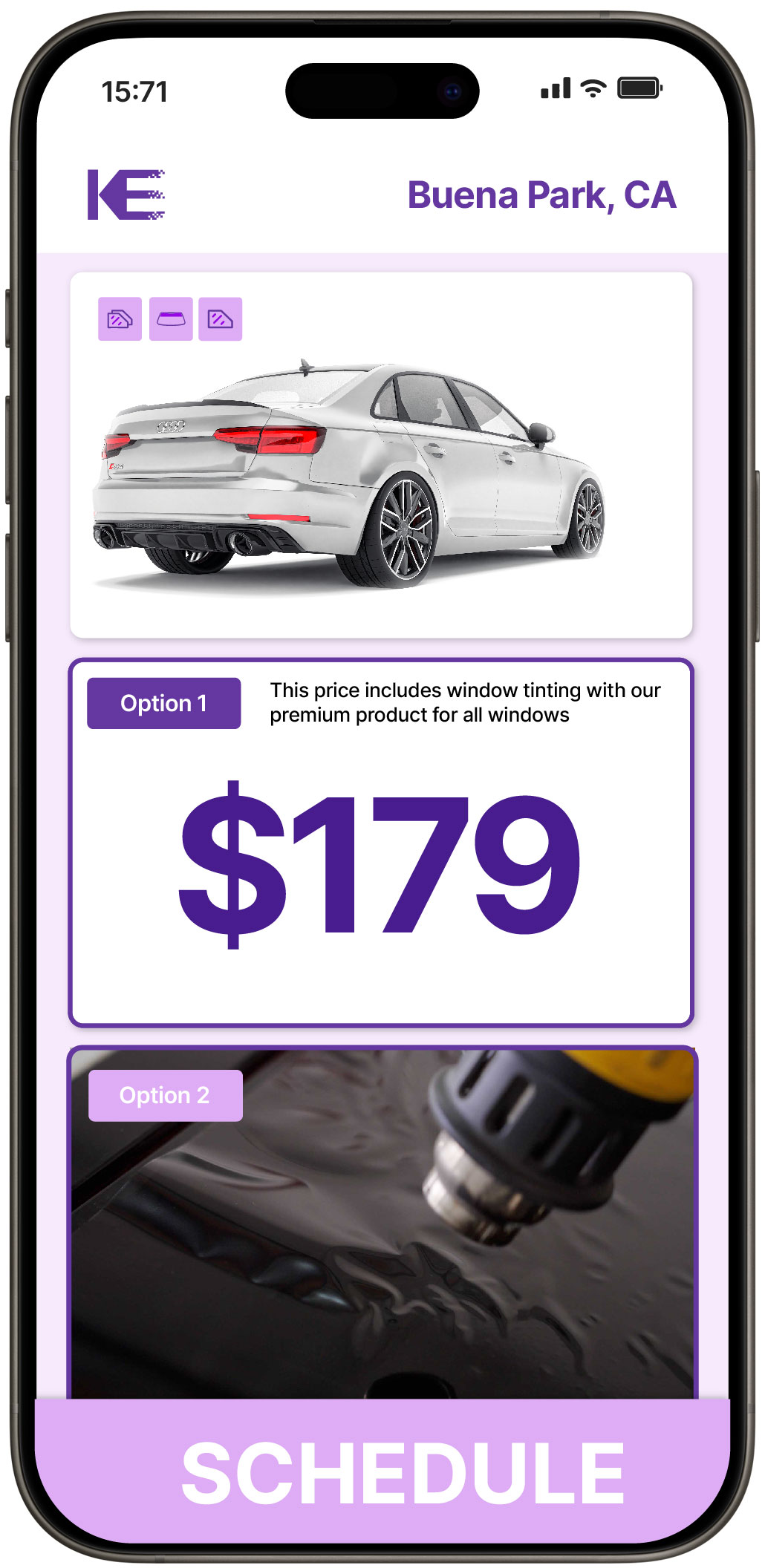 View Affordable Car Window Tinting Costs in Buena Park, California