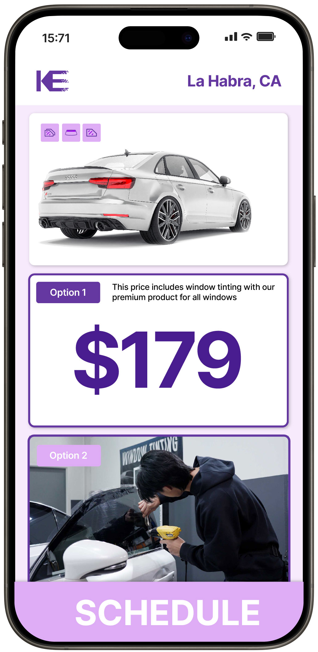 View Affordable Car Window Tinting Prices in La Habra, California