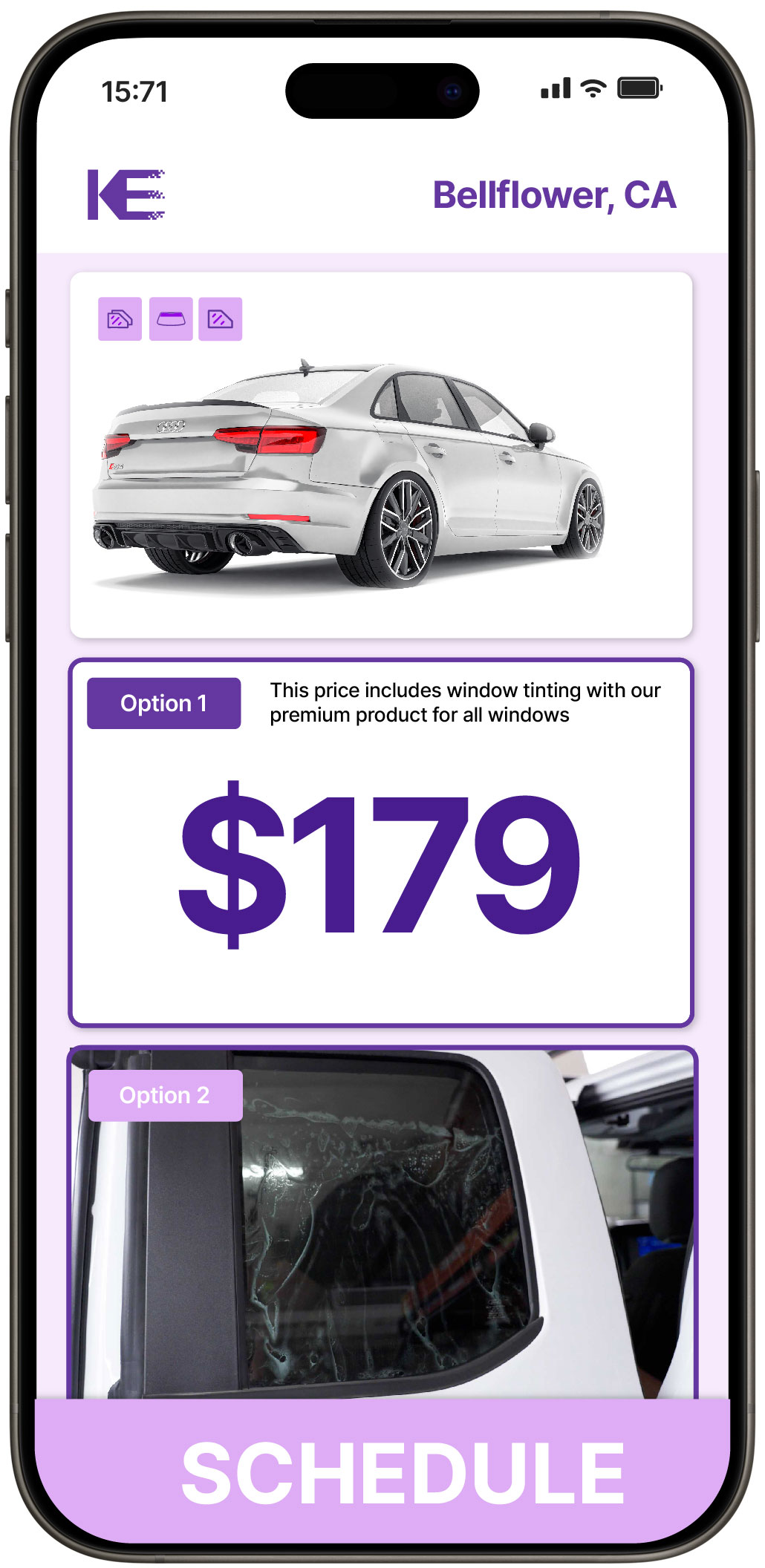 View Competitive Car Window Tinting Costs in Bellflower, California