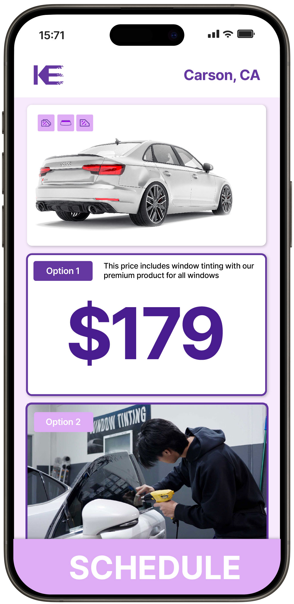 View Affordable Car Window Tinting Prices in Carson, California