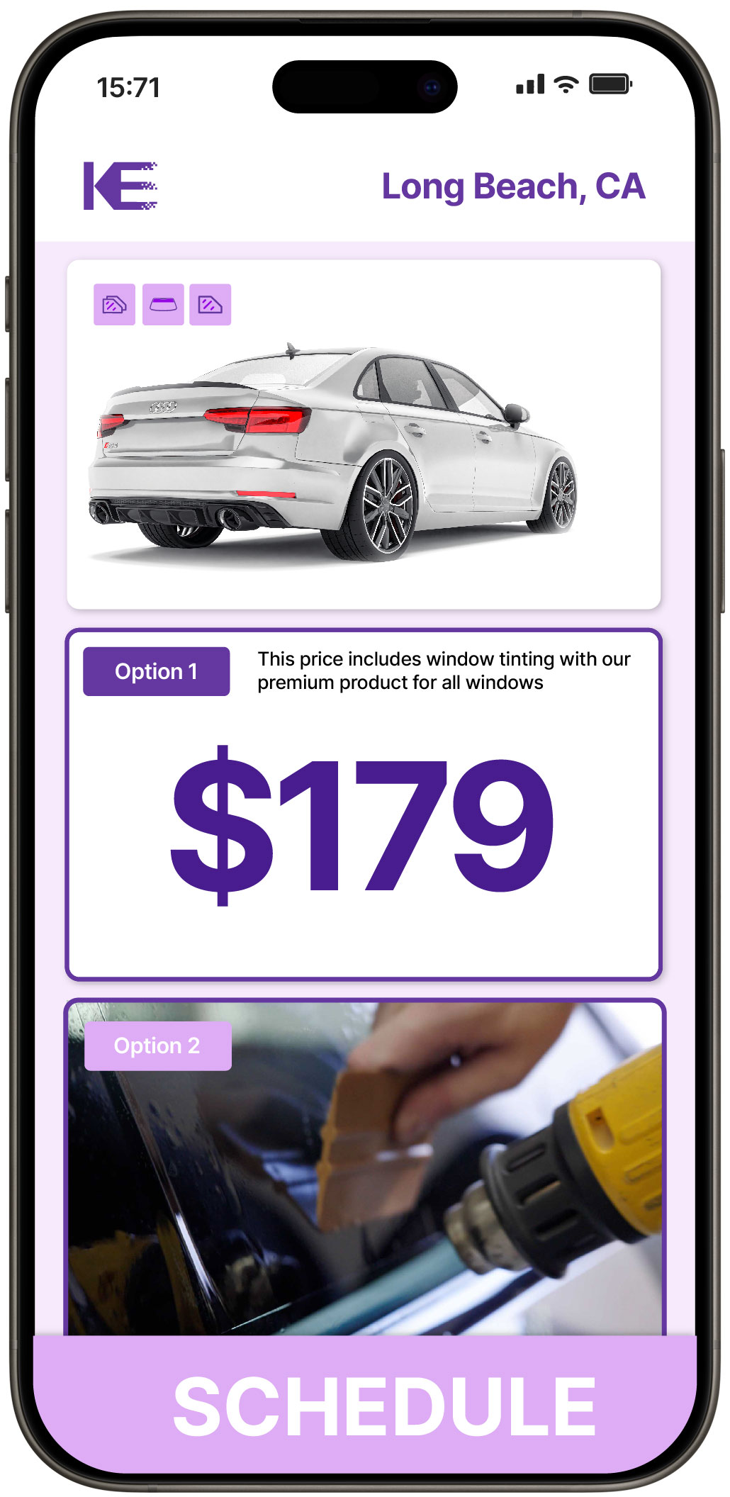 View Affordable Car Window Tinting Costs in Long Beach, California