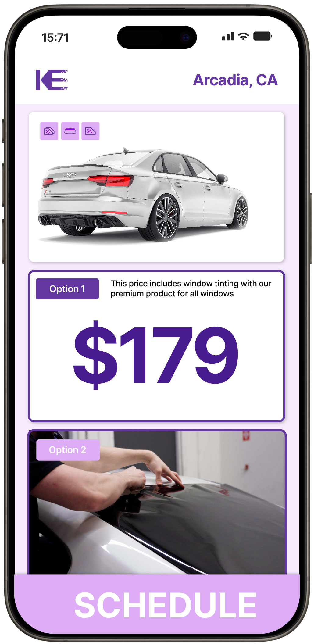 View Reasonable Car Window Tinting Prices in Arcadia, California