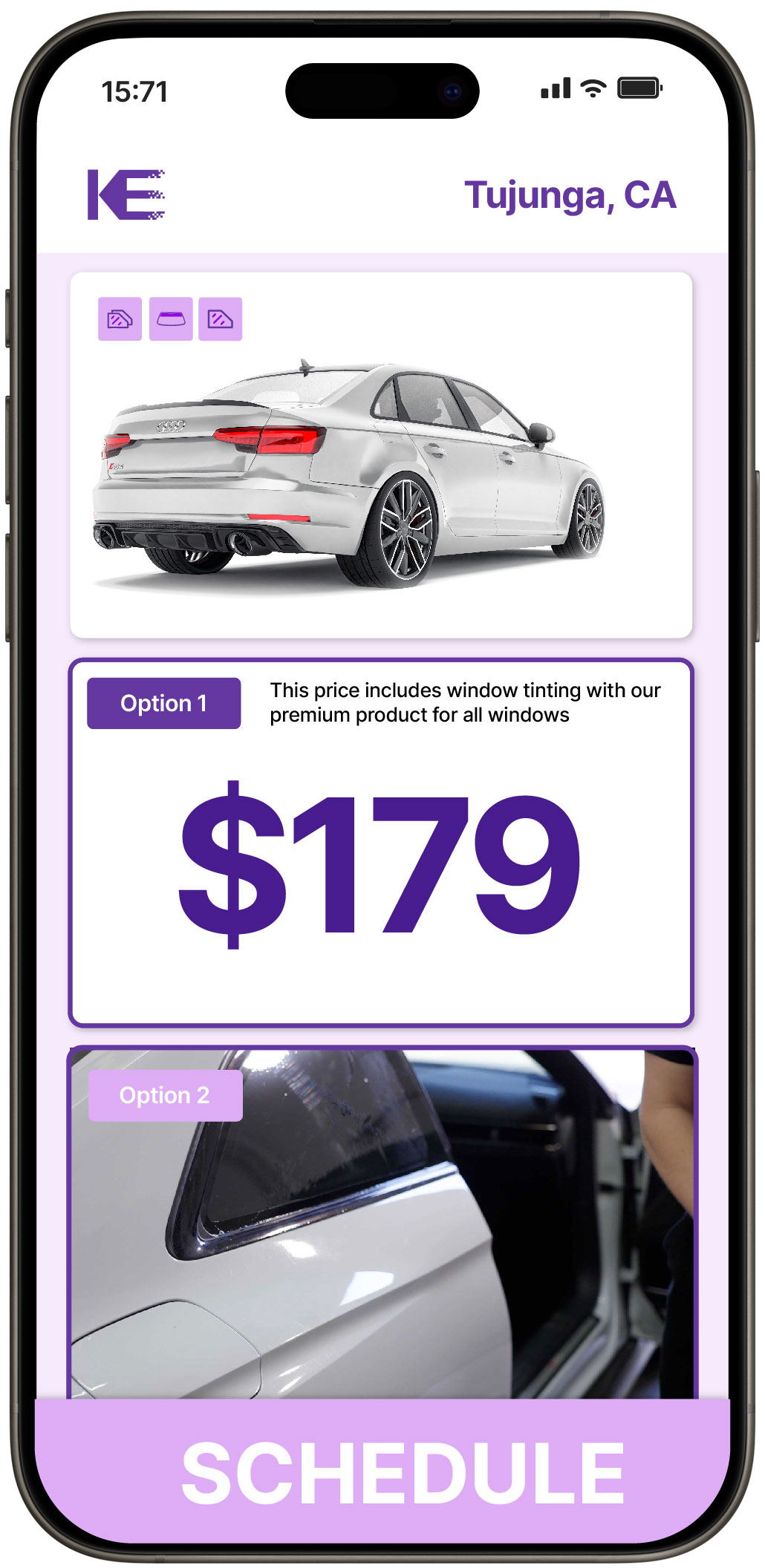 View Competitive Car Window Tinting Costs in Tujunga, California