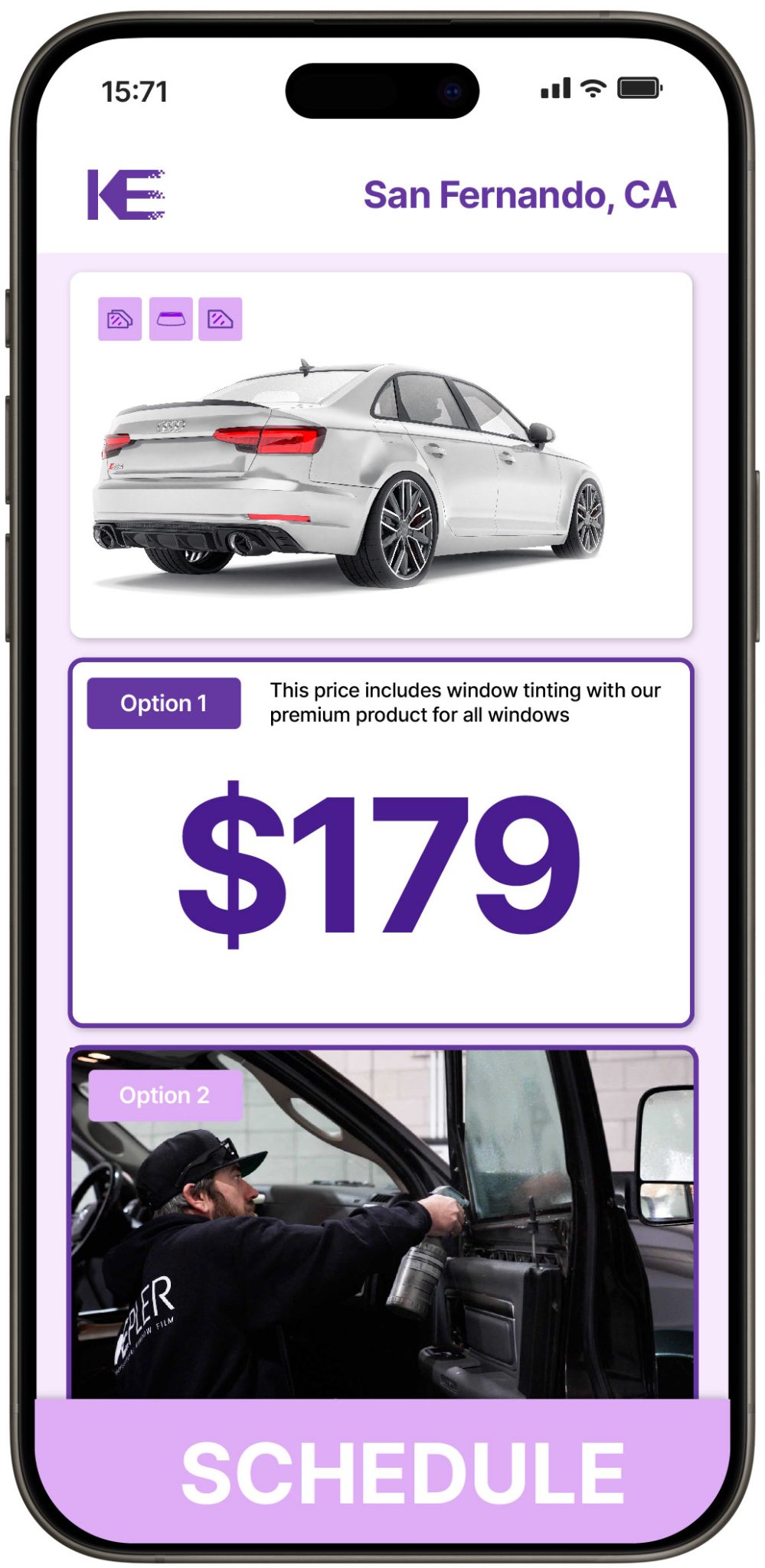 View Competitive Car Window Tinting Rates in San Fernando, California