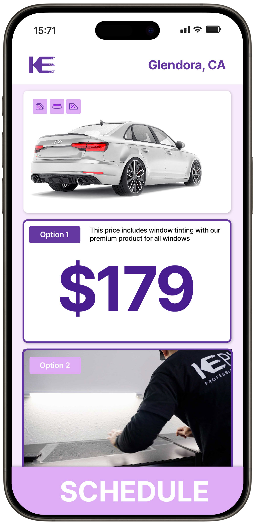 View Competitive Car Window Tinting Costs in Glendora, California