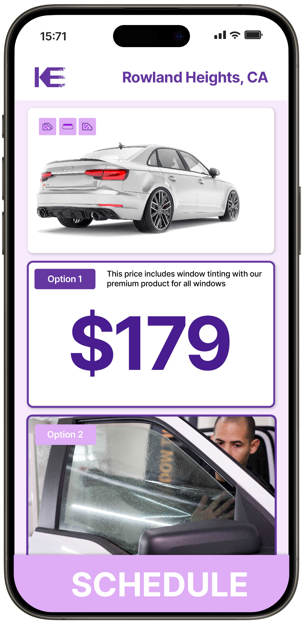 View Competitive Car Window Tinting Prices in Rowland Heights, California