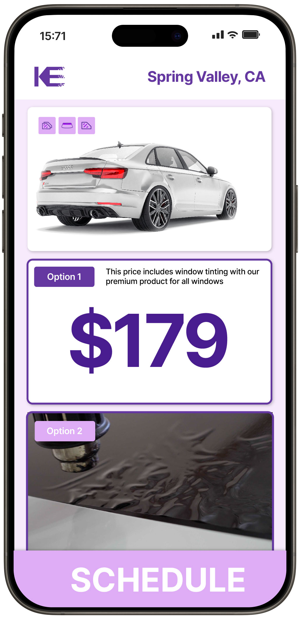 View Affordable Car Window Tinting Rates in Spring Valley, California