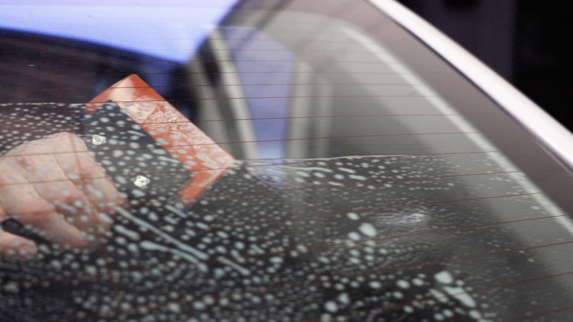 Skilled Automotive Glass Tinting preparation in Vista