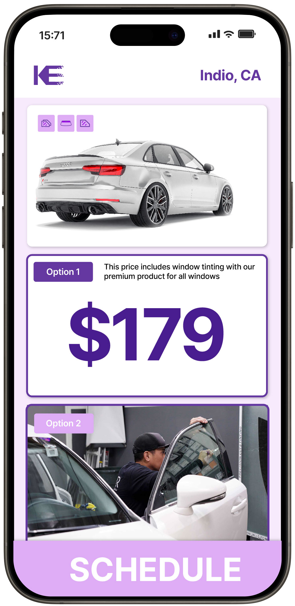 View Reasonable Car Window Tinting Rates in Indio, California