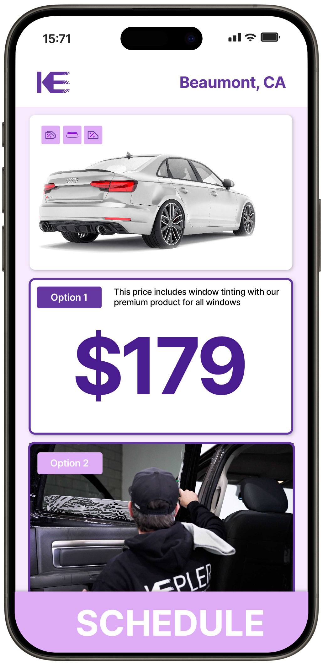 View Affordable Car Window Tinting Costs in Beaumont, California