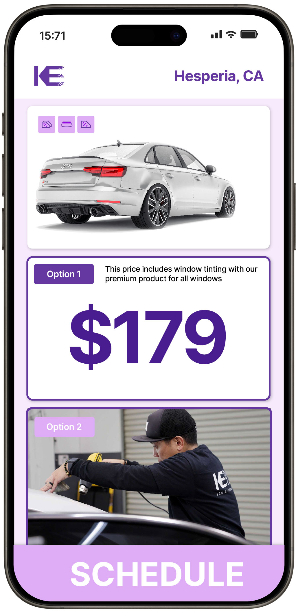 View Affordable Car Window Tinting Prices in Hesperia, California