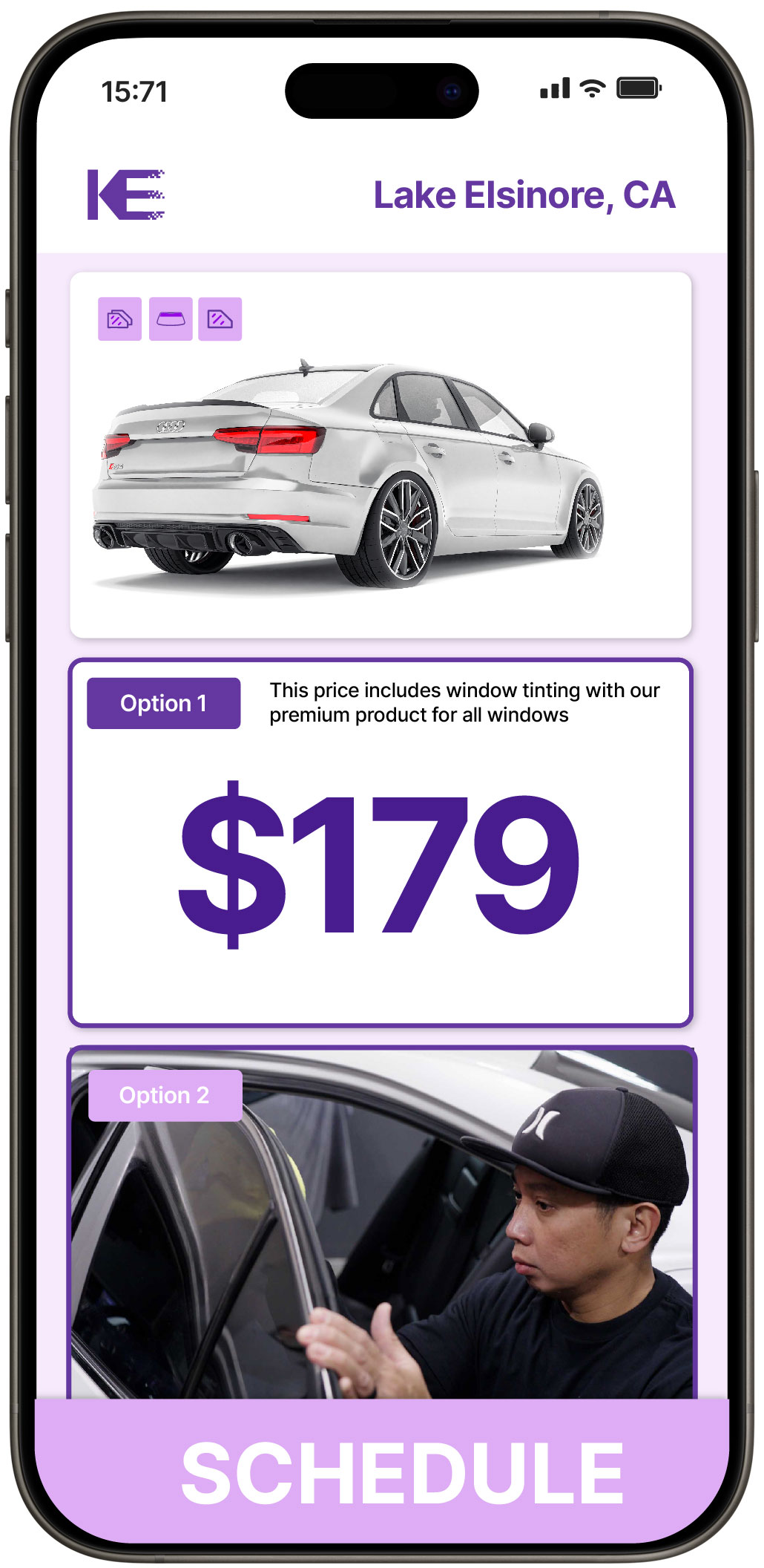 View Competitive Car Window Tinting Rates in Lake Elsinore, California
