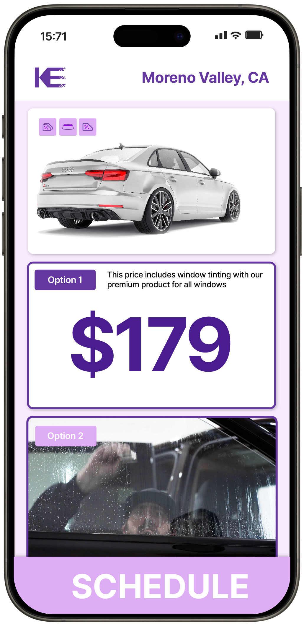 View Competitive Car Window Tinting Rates in Moreno Valley, California