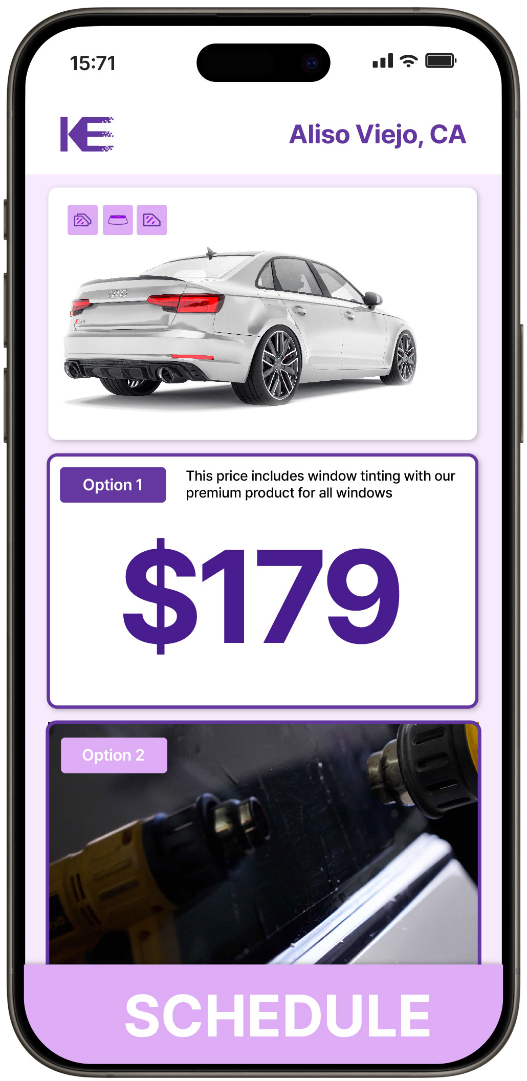View Affordable Car Window Tinting Prices in Aliso Viejo, California