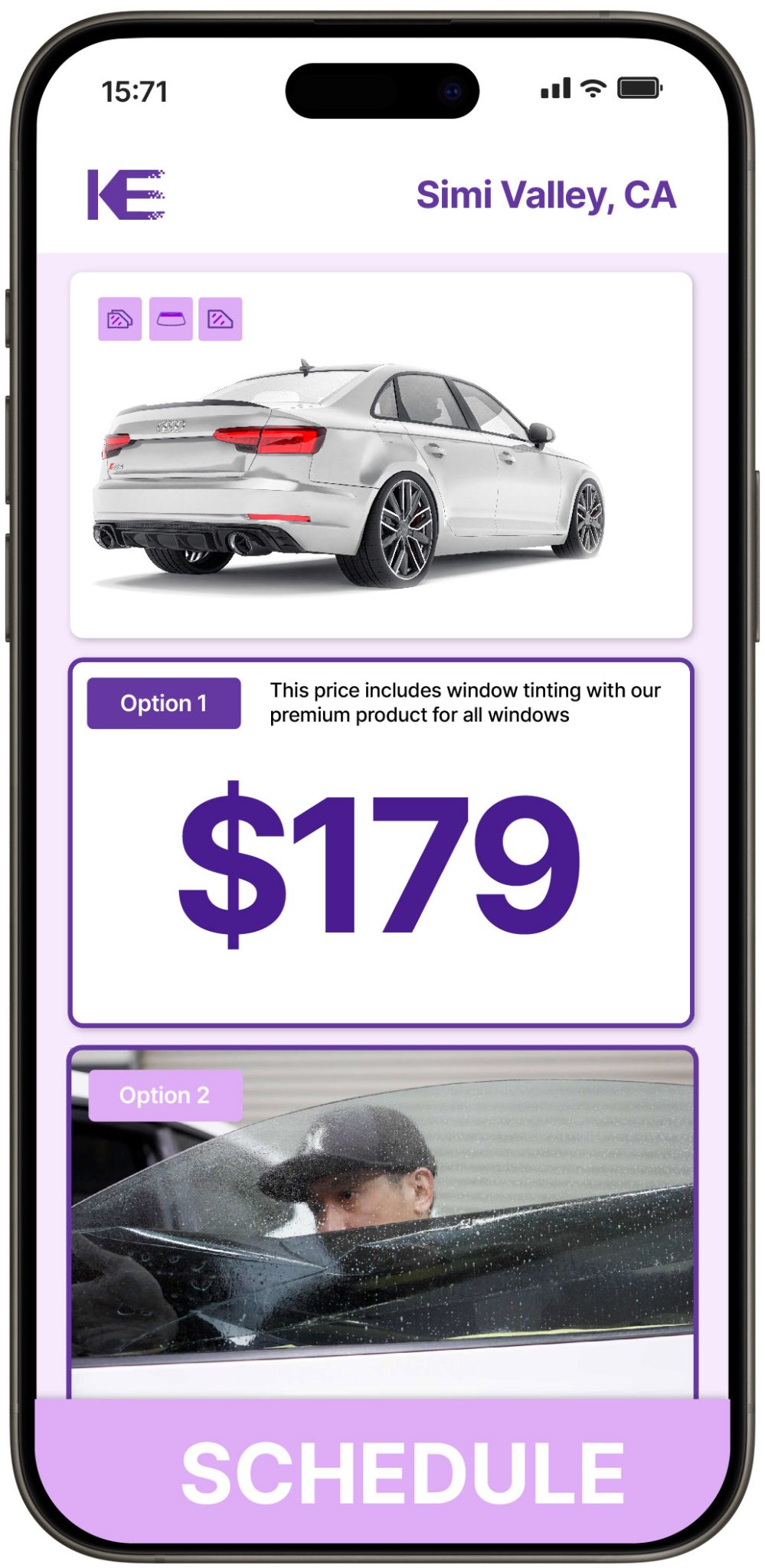 View Competitive Car Window Tinting Rates in Simi Valley, California