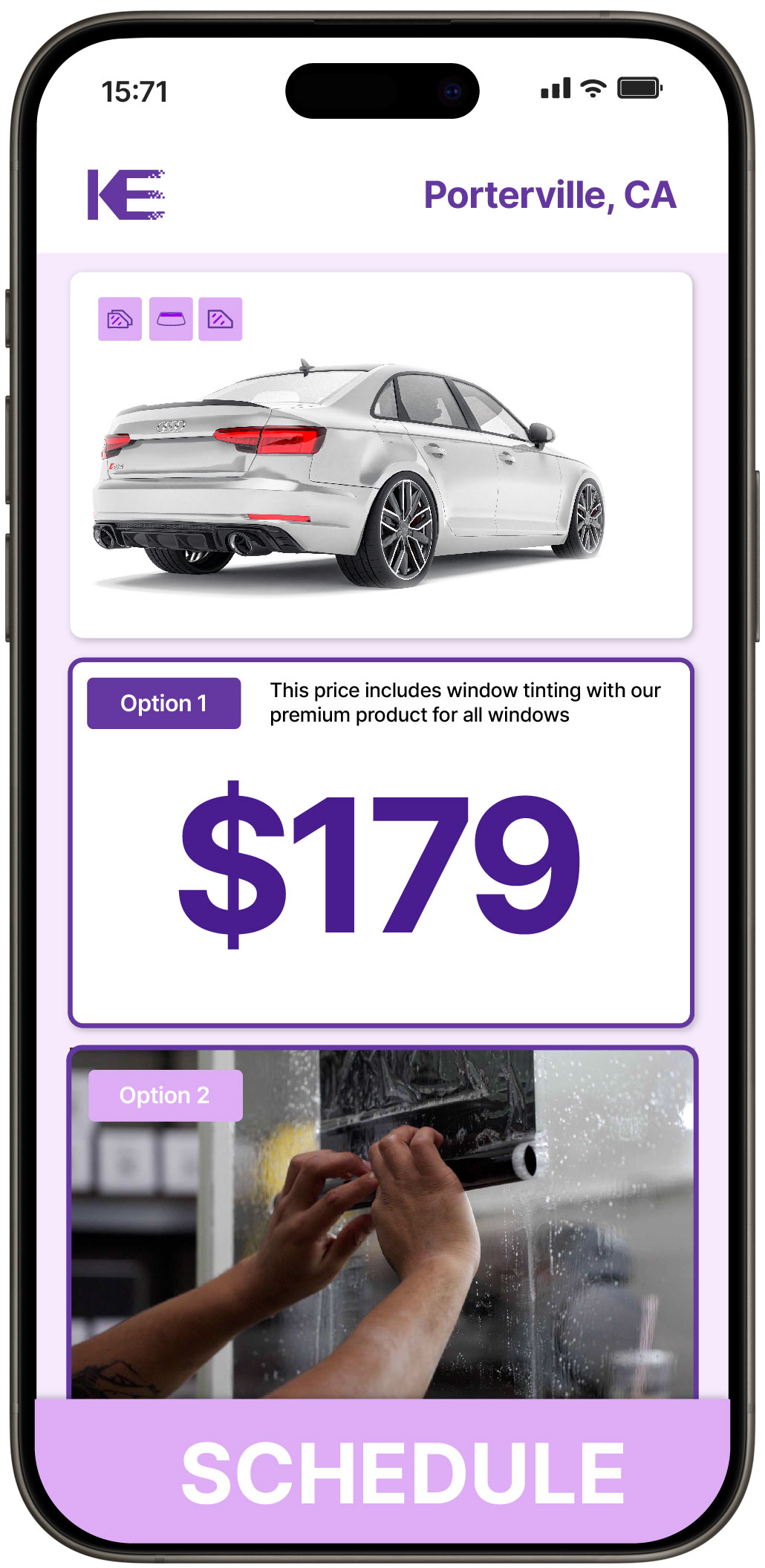 View Reasonable Car Window Tinting Costs in Porterville, California