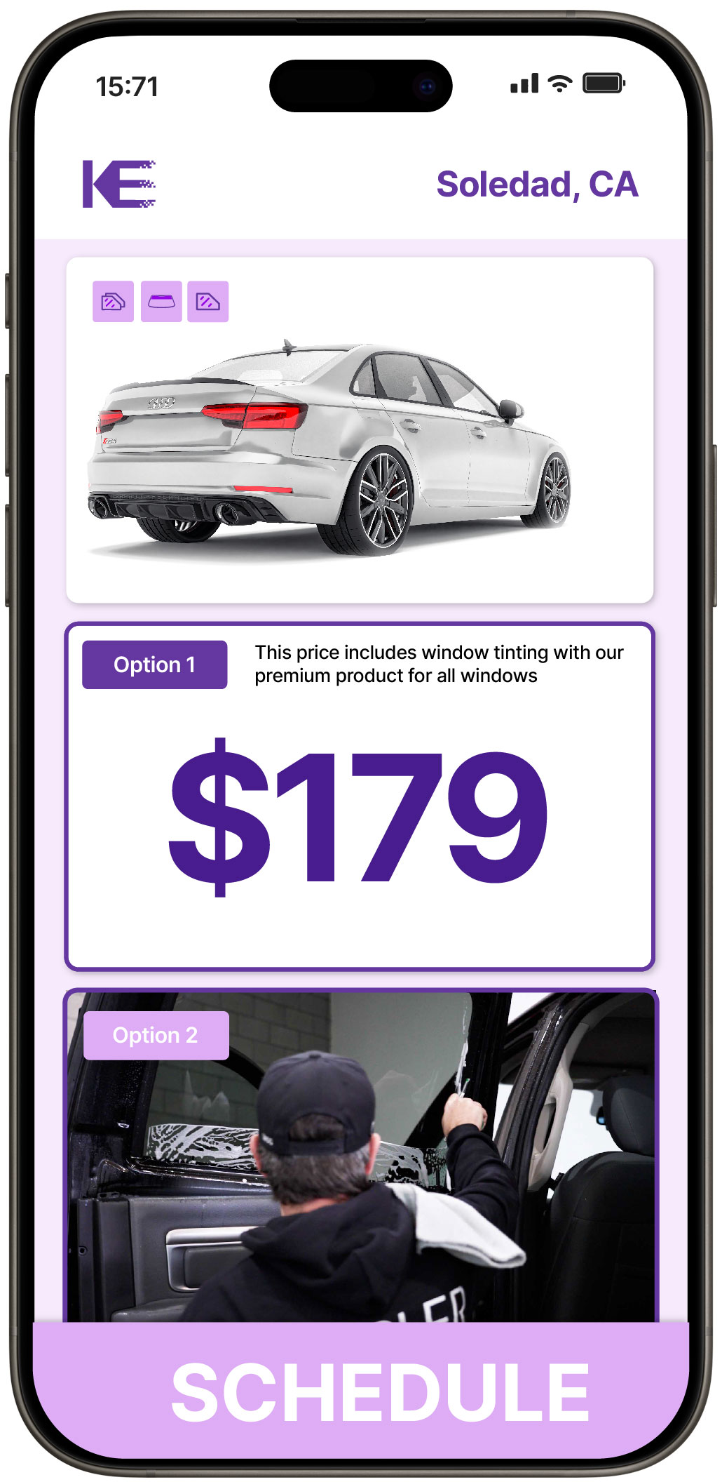 View Affordable Car Window Tinting Rates in Soledad, California