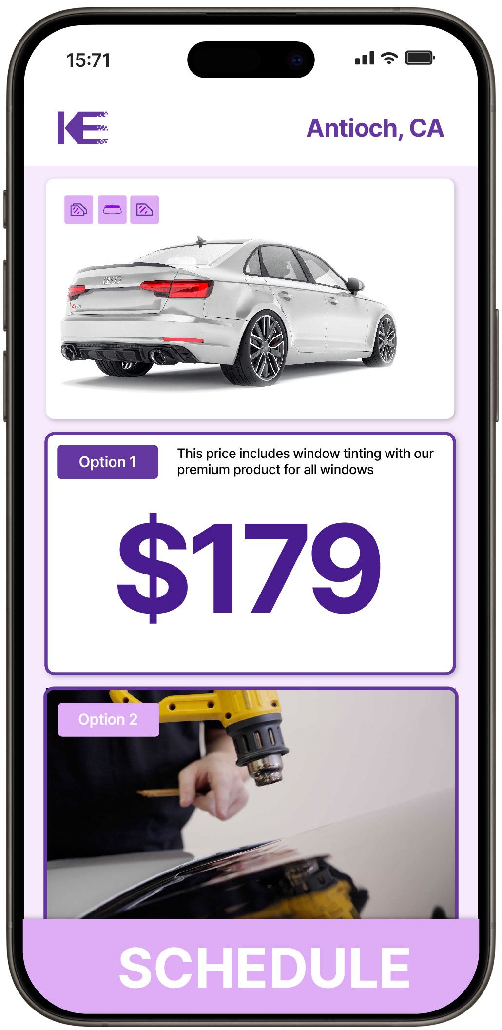 View Affordable Car Window Tinting Costs in Antioch, California