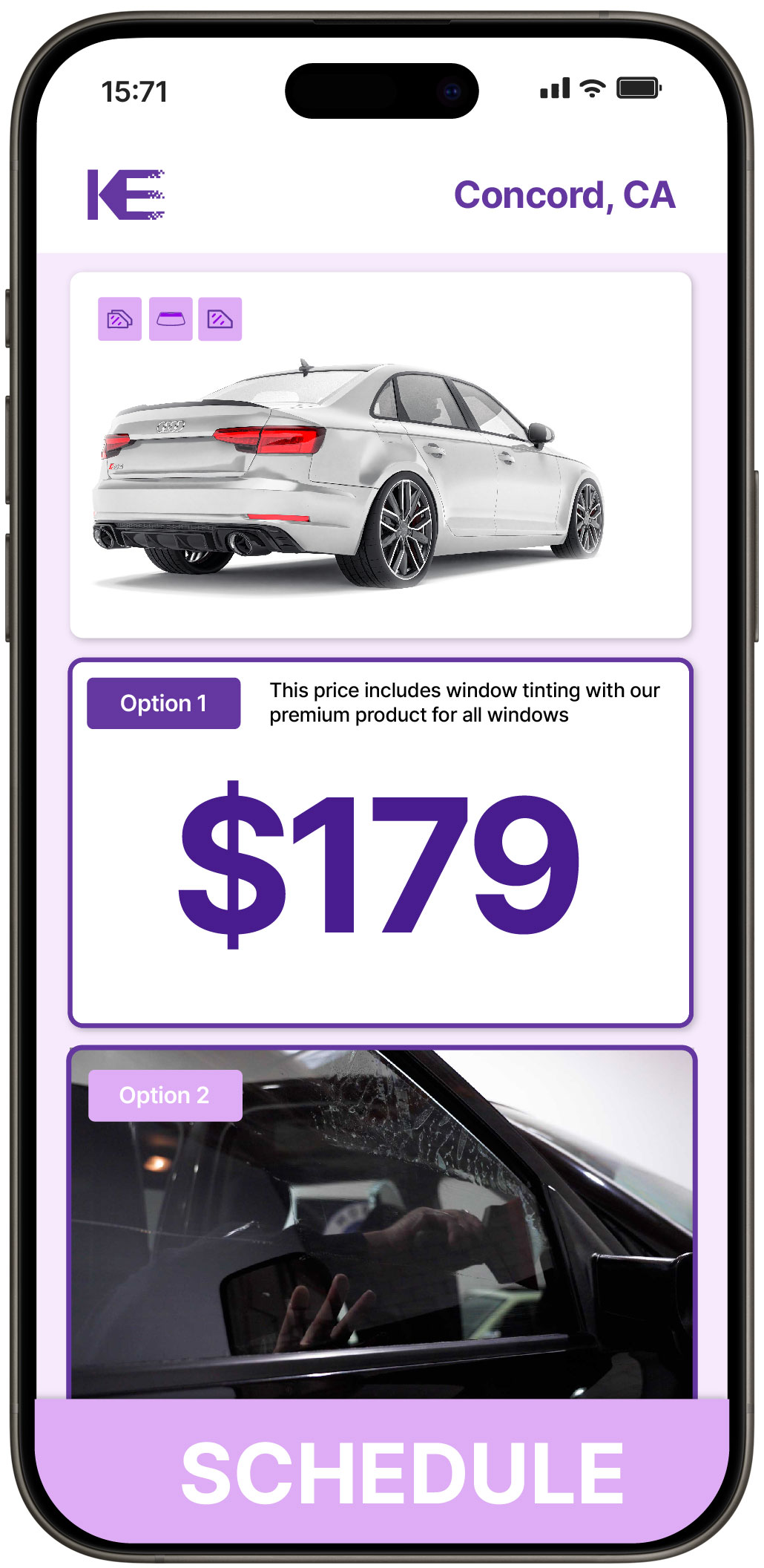 View Reasonable Car Window Tinting Prices in Concord, California