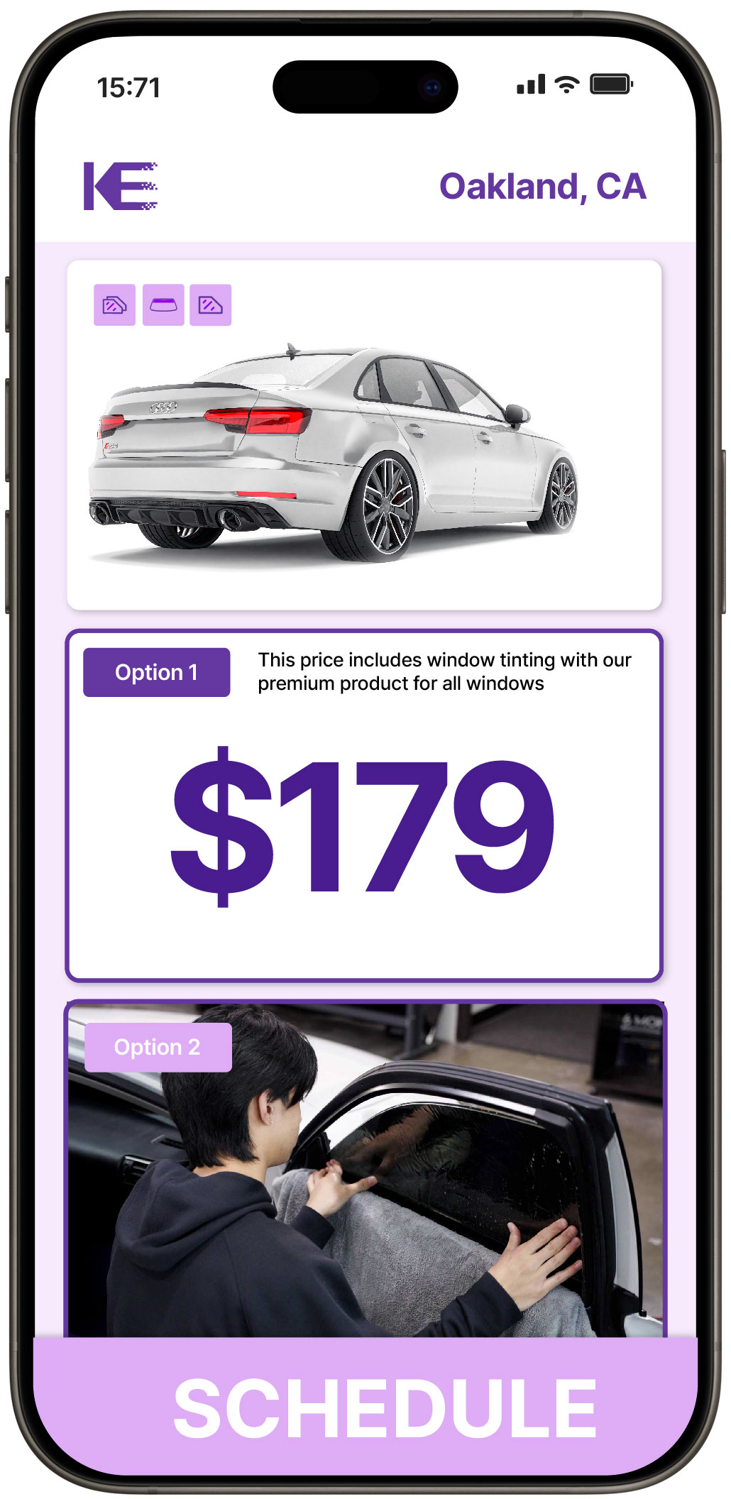 View Affordable Car Window Tinting Costs in Oakland, California