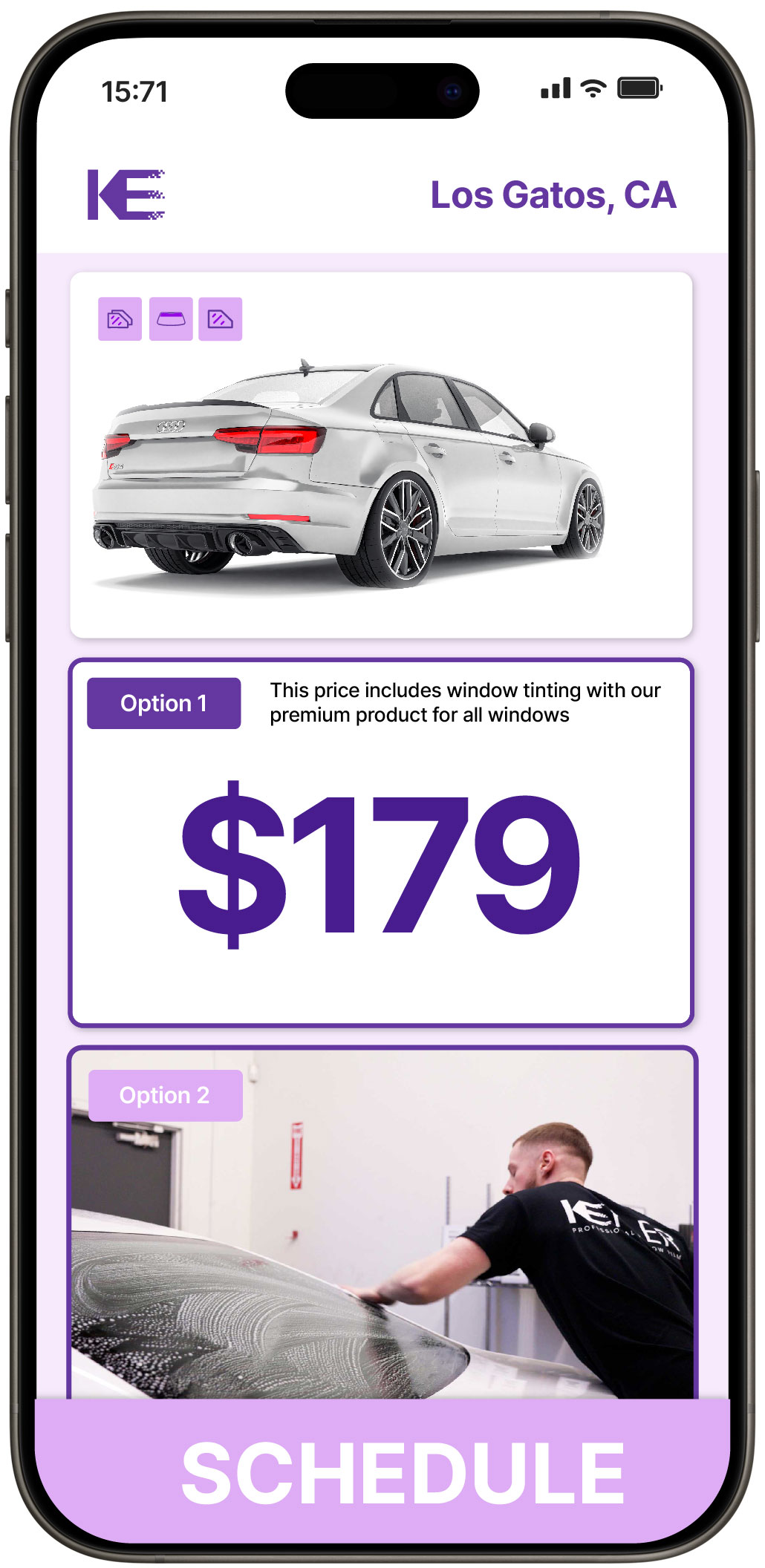 View Affordable Car Window Tinting Costs in Los Gatos, California